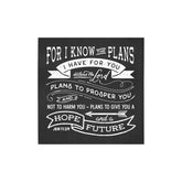 Words That Inspire Square Silkscreen Wall Art